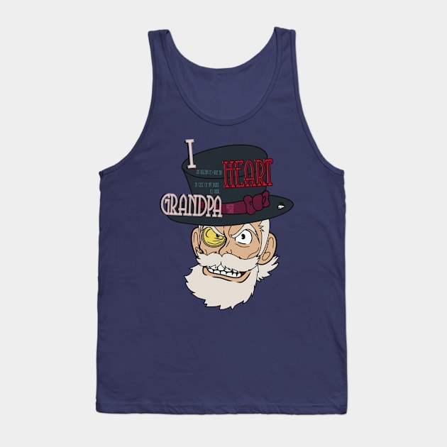 Deceivingly Lovely Gentleman Tank Top by Error Hunter